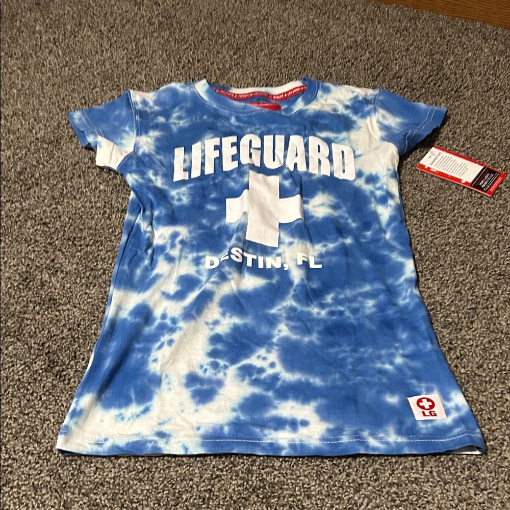 Kids Blue Tie-Dye T-Shirt